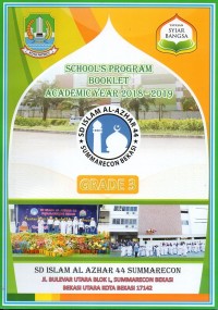 Image of School's program booklet academic year 2018-2019: grade 3