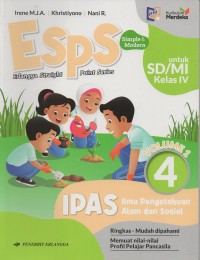 Image of Esps simple & modern untuk sd/mi kelas IV vol.1 kelas 4 ipas (ilmu pengetahuan alam dan sosial): ringkas-mudah dipahami-memuat nilai-nilai profil pelajar pancasila