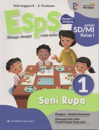 Image of Esps simple & modern untuk sd/mi kelas I vol.1 seni rupa: ringkas-mudah dipahami-memuat nilai-nilai profil pelajar pancasila