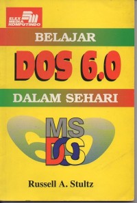 Image of Belajar DOS 6.0 dalam sehari